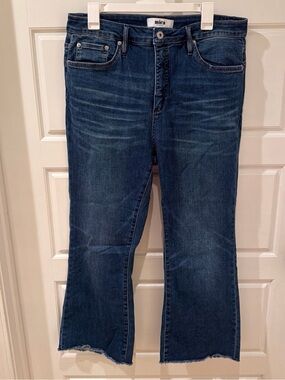 Mica Womens Dark Blue Straight-Leg Jeans